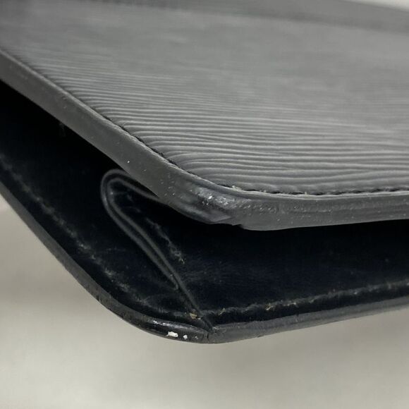 Louis Vuitton Clutch Bag Epi Pochette Homme M52752 Noir Black Men's - Picture 9 of 10